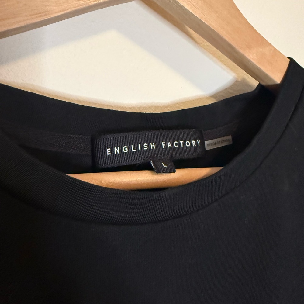 English Factory Black Knit Ruffled Mini Dress - Picture 8 of 12